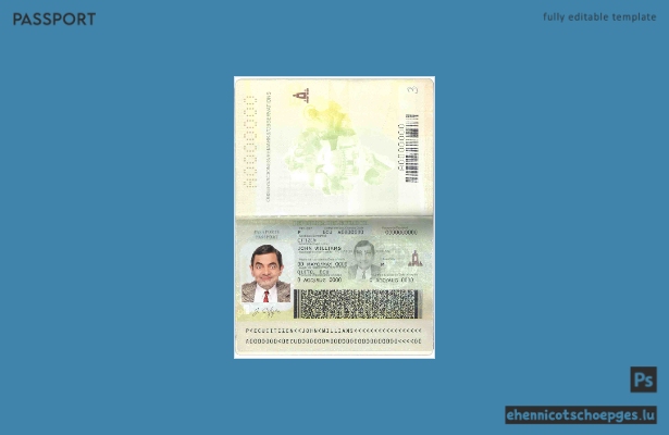 Ecuadorianischer Reisepass – Beispielansicht